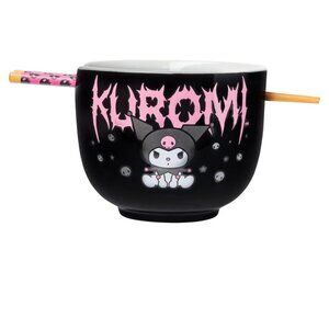 Kuromi Ceramic Ramen Bowl by Silver Buffalo